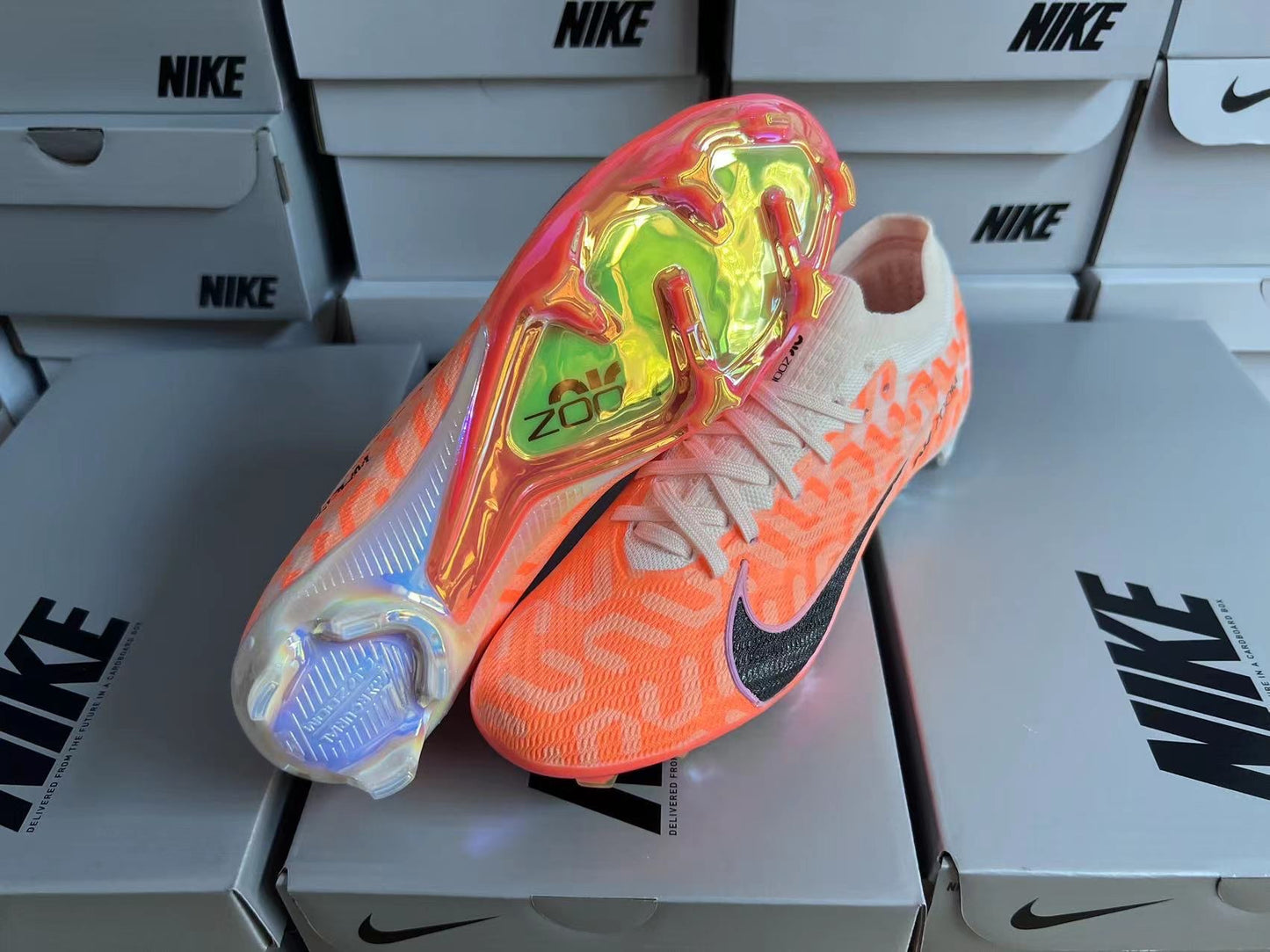 נעלי כדורגל “Nike mercurial vapor”כתומות